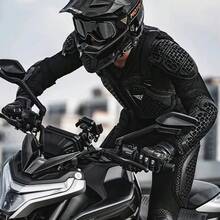 1件裝摩托車護甲騎行褲 騎行保護護甲褲 摩托車身體護甲 防護裝備越野摩托車胸部脊椎護具 Motocross護甲 透氣防摔 自行車騎行配件 賽車防護 男士女士騎士禮物 - 彩色 - 查看 9