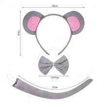 新品热销时尚个性饰品爆款鼠耳头饰舞台表演游戏配件创意道具批发卡通可爱动物头饰套装万圣节 - 彩色 - 查看 2