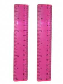 Righello in plastica da 6 pollici con marcature precise - Strumento di misurazione di alta qualità adatto per scuole, uffici, hobby e progetti artistici