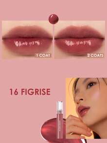 Rom&nd Glasting Water Tint 16 Figrise 0.14oz/4g – Lip Tint, High-Shine, For Women, Figrise, Suitable For Daily Makeup - 16 Figrise - View 3