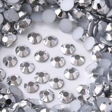 ICIQ 3000/2000/1200颗 3mm 4mm 5mm 多色非热熔树脂水钻，透明AB扁平塑料水晶，DIY闪亮配件，水钻水晶珠装饰石 - 彩色 - 查看 39