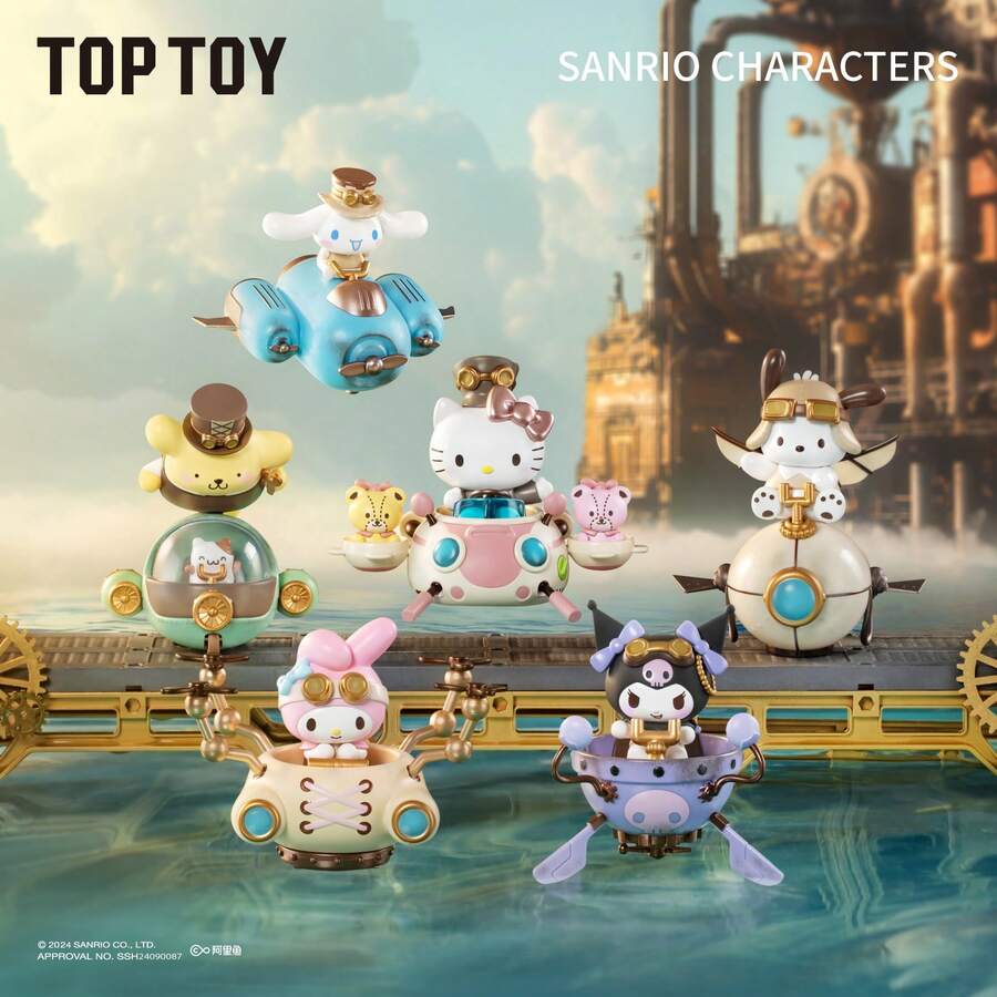 TOPTOY Steampunk Series Blind Box Collectible Toys, Comes With Character Collection Cards, Cute Gift For Girls, Action Figures & Decorations - Multicolor - View 1