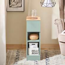 SoBuy Bedside Table With Drawer For Box Spring Bed, Sofa Table, Side Table, Narrow Telephone Table, Nightstand, Bedside Table, Black W X H X D Approx. 20 X 60 X 35 Cm FBT111 - 綠色 - 查看 10