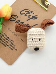 1 件手工编织蓬松 AirPods4 保护壳，3D 动物耳朵 AirPods3 保护套，长耳狗 AirPods1/2 刺绣 AirPodsPro（第二代）保护壳，兼容 Apple，多色