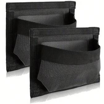 船用自粘式储物网袋，用于工具和船用配件的船用收纳袋，防水强力粘性背衬，易于安装和拆卸，保持船舶整洁并保证物品安全