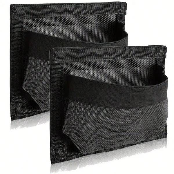 Boat Self-Adhesive Storage Mesh Bag, Marine Organizer For Tools & Boat Accessories, Waterproof Strong Adhesive Backing, Easy To Install & Remove, Keep Your Boat Tidy And Items Secure