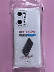 Transparent Four-Corner Anti-Fall Protective Case, Applicable For OPPO/OnePlus Series Smartphones, Transparent Four-Corner Anti-Fall Phone Case, Phone Case, Phone Protective Cover, Phone Shell, Phone Cover, Anti-Drop Phone Case, Transparent Phone Case, Minimalist Phone Case, Solid Color Phone Case, Transparent Phone Case, TPU Anti-Fall Phone Case (Military-Grade Anti-Drop)