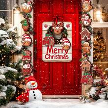 12/24/36 sztuk piernikowych ludzików, drewniane ozdoby wiszące na choinkę, do domu, na święta, do dekoracji zimowych, do dekoracji choinki, szuflad, regałów, balustrad schodowych, kominków, ścian, okien, a także jako prezenty dla przyjaciół i rodziny, aby cieszyć się świąteczną atmosferą.