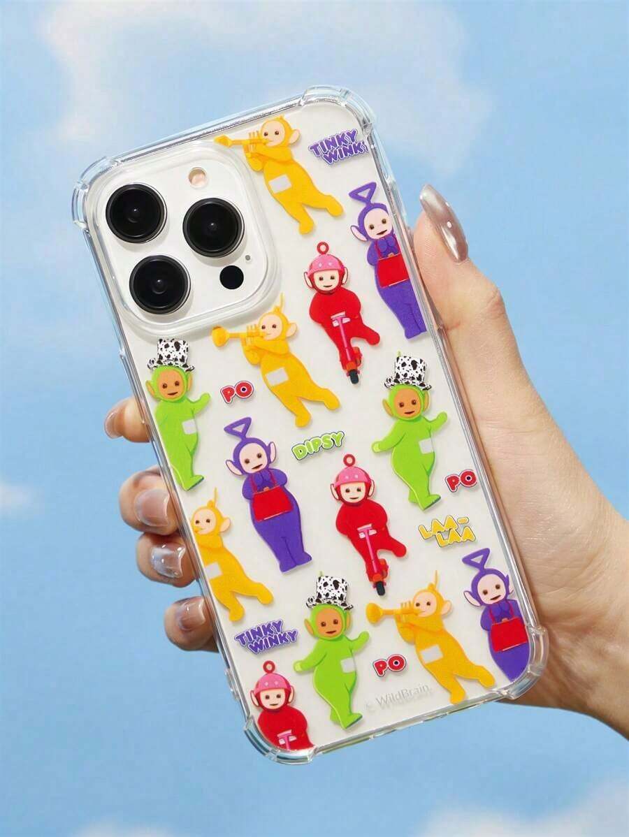 Funda para teléfono con diseño de dibujos animados, compatible con - Transparente 2 - Ver 1