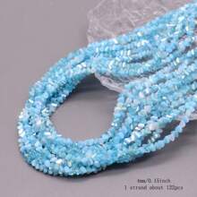 4mm 130 buc. Mărgele de cristal transparente triunghiulare Mărgele de sticlă de cristal de culoare strălucitoare Mărgele libere pentru realizarea de bijuterii, colier de cercei DIY
