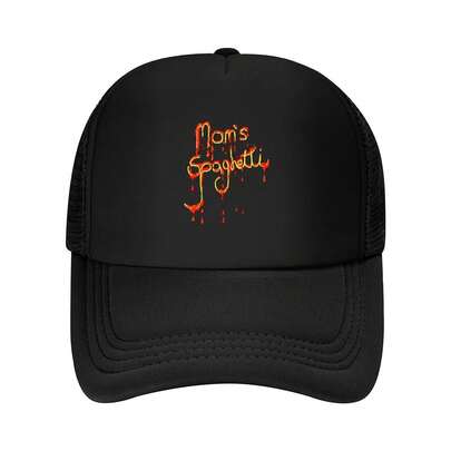 Moms Spaghetti Music Selected Interesting DIY And S And Sports Halloween And Chri Hat Stylish Printed Minimalist (Focus On Design & Comfort) Classic Curved Brim Sandwich Cap Premium Polyester Comfortable Breathable Face Framing Casual Baseball Hat