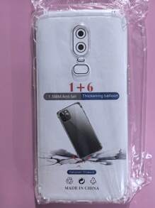 Transparent Four-Corner Anti-Fall Protective Case, Applicable For OPPO/OnePlus Series Smartphones, Transparent Four-Corner Anti-Fall Phone Case, Phone Case, Phone Protective Cover, Phone Shell, Phone Cover, Anti-Drop Phone Case, Transparent Phone Case, Minimalist Phone Case, Solid Color Phone Case, Transparent Phone Case, TPU Anti-Fall Phone Case (Military-Grade Anti-Drop)