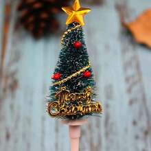 5/10 piezas Decoraciones para pasteles de Navidad Adornos de repostería Escena 3D Palillos para pasteles Tocón de árbol Decoraciones para cupcakes Decoración del hogar Decoraciones navideñas Decoración de habitación Invierno