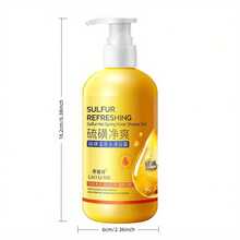 1 Bottle 300ml Sulfur Thermal Spring Water Body Wash, Moisturizing, Oil-Control, Anti-Itch, Whitening, Deep Cleansing, Leaving Skin Clean, Soft, Fresh And Long-Lasting Fragrance, Dust Mite Removal, Suitable For Whole Family