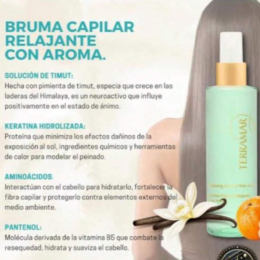 Terramar Relaxing Hair Mist And Perfume - Mint Blue - View 1