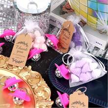 15PCS/Set Cowboy Hat Disco Ball Keychain With Thank You Tag And Organza Bag, Pink Hat Disco Ball Decoration, Suitable For Disco Party Favors And Birthday Party Favors