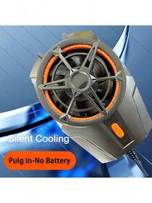 Plug-In Smart Phone Cooler X52 Cooling Fan, Silent Radiator, Phone Gaming Cooler To Reduce Phone Lag - Black - View 10