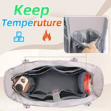 NEWHEY 15.6英寸女士笔记本电脑包，工作/教师手提包，护士包，专业笔记本电脑托特包，笔记本电脑斜挎包，单肩包，大号手提包，商务办公包，公文包 - 藕粉色 - 查看 5