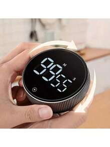SOKANY Multi-Function Round Timer, Positive Countdown Timer. Battery-Powered (3 No. 7 Batteries), LED Large Screen Design, Timing Function, Adjustable 3-Speed Mute Mode, Front And Back Rotation, With Magnetic Attraction, Easy To Place In Multiple Places, One Machine For Multiple Purposes, Small And Convenient. Suitable For Different Scenarios – Cooking, Baking, Classroom, Learning And Sports.