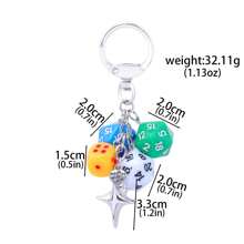 1pc Retro Shaped Dice Bag Charm, Vintage Design, Personalized Mobile Phone Hanging Accessory, Dual-Color Bag Pendant, Lucky Dice, Gift For Friends Car Accessories School Cute Goth Y2k - Multicolor - View 20