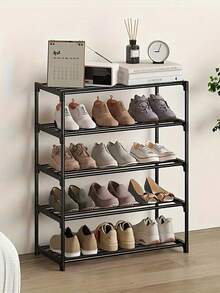 1 Stück mehrstöckiges Schuhgestell, Schuhorganizer unter dem Bett, platzsparendes Schuhaufbewahrungsgestell, hält 2 Paar große Schuhe oder 3 Paar kleine Schuhe, geeignet für Eingangsbereich, Schlafzimmer, Flur, Garage