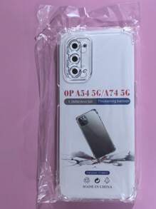 Transparent Four-Corner Anti-Fall Protective Case, Applicable For OPPO/OnePlus Series Smartphones, Transparent Four-Corner Anti-Fall Phone Case, Phone Case, Phone Protective Cover, Phone Shell, Phone Cover, Anti-Drop Phone Case, Transparent Phone Case, Minimalist Phone Case, Solid Color Phone Case, Transparent Phone Case, TPU Anti-Fall Phone Case (Military-Grade Anti-Drop)