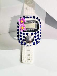 New 3-Edge Rhinestone Counter Ring Tally Counter Ring - Multicolor - View 16