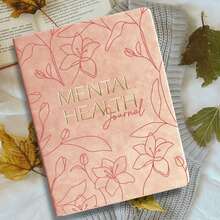 120 Days Women's Mental Health Journal | Anxiety & ADHD Guided Self-Care Planner With Mood Tracker | A5 Size Pale Green