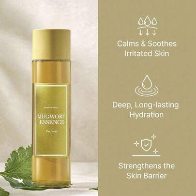  I'm From Mugwort Essence | Vegan Extract -  Redness Relief, Refreshing, Korean Hydrating Toner | 160ml 5.4 Fl Oz