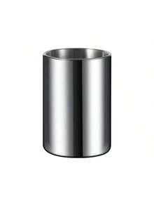 1/2pcs Sleek Stainless Steel Ashtray With Golden Rim - Windproof, Smokeless Design For Cigars - Ideal For Indoor & Terrace Use In Homes & Hotels - Multicolor - View 16