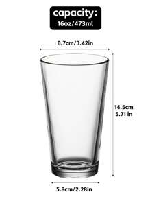 1 Piece, Couple Holding Hands Personalized Beer Mug, Drinking Cup With Customizable Name And Date, 16oz Oblique Straight Belly Glass, Iced Coffee Cup, Juice, Milk, Tea And Other Water Cups, Summer And Winter Wine Set, Valentine's Day, Christmas And New Year Gifts - Multicolor - View 2