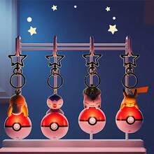 Móc khóa phát sáng Glow Charm - Phụ kiện phát sáng được cấp phép chính thức, có hình Eevee. Chất liệu với các cạnh được mài nhẵn, hoàn hảo để thêm ánh sáng vui nhộn cho túi xách hoặc các hoạt động ban đêm. - Màu vàng tươi - Xem 6