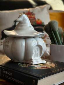 2 Stücke/Set Hexenhut/Blatt Kürbis Silikonform - Epoxidharz Halloween Deko, DIY Kerzenhalter & Basteleien, Kürbis Dekorationen, Bastelbedarf, Feiertags Behälter, Feiertags Design, detaillierte Handwerkskunst