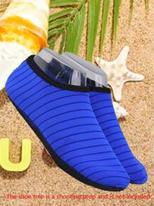 1 Pair Beach Essential Water Shoes For Men & Women, Quick Dry Soft Bottom Aqua Socks For Swimming, Boating, Fishing, Yoga, Water Aerobics, Size Run Small, Recommend Ordering 2 Sizes Up