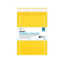 Kraft Bubble Mailers 0, SelfSeal Padded Mailing Envelopes, Pack Of 25, 6x9 Inches - 6"+x+9"+++6x9+25PCS - View 1