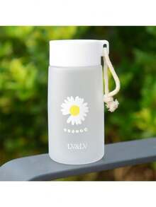 زجاجة مياه بلاستيكية معزولة بسعة 480 مل، زجاجة مياه رياضية للخارج، هدية إبداعية للرجال والنساء والطلاب، مقاومة للصدمات، محمولة