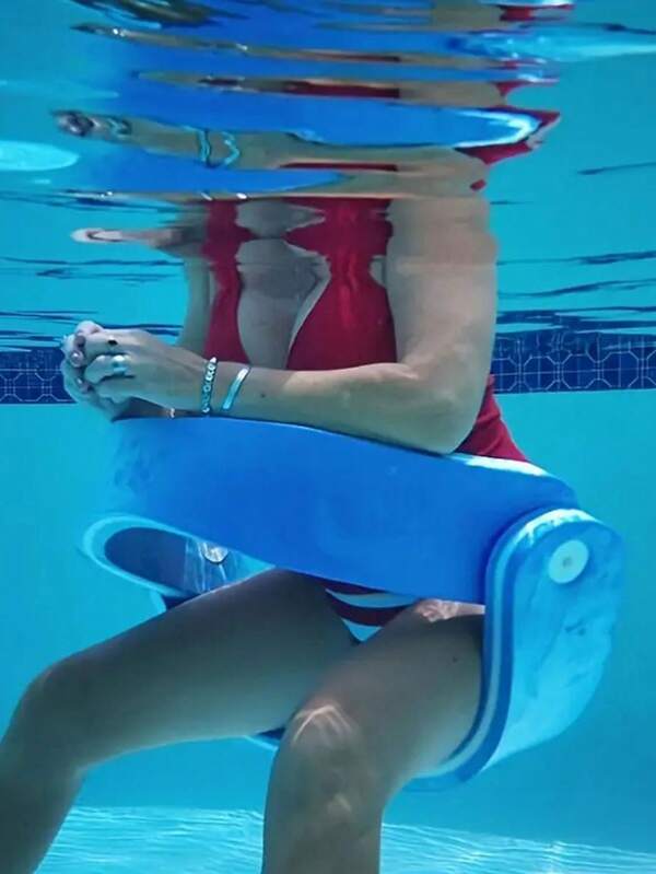 1pc Floating Foldable Water Chair, Adult Non-Inflatable Foam Lake/Pool Side Leisure Chair, Stable Swimming Buoyancy Lounge, 3-In-1 Summer Party Seat, Perfect Gift For Family, Friends And Loved Ones On Holidays, Birthdays