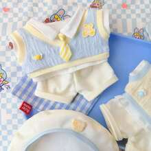 20cm Doll Clothes, Cute School Style Dress Up Outfit Set, Suitable For 20cm Dolls Party And Gathering (Clothes Only) - Multicolor - View 8