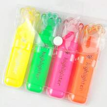 4/6 件装猫爪荧光笔 - 适合青少年和成人的粉彩学习马克笔，不晕染办公用品，考试准备必备品[返校季] - 馬卡龍色 - 查看 9