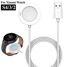 Smartwatch Magnetic Charger 100cm USB Cable Compatible With Xiaomi Watch S4 S3 S2 & Watch 2 Pro Replacement Fast Charging Durable Long Cord Smart Watch Accessories Universal Fit High Quality