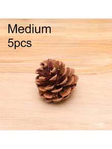 5pcs Natural Pine Cones Christmas Ornaments, Large Christmas Tree Pine Cones, 3 Sizes, Snowy Pine Cones For Christmas Tree, Gift Tags, Wreaths, Christmas Craft Hanging Decor