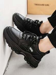 Adidași sport la modă pentru bărbați, de înaltă calitate, respirabili, ușori, cu talpă groasă, casual, în aer liber, cu elevatoare