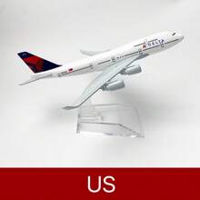 Emirates Airline Aircraft Model, Alloy Airplane Model 380 747 777, Federal, Qatar, Saudi, UK, US, France, Germany, Australia, Spain, Japan, Decoration, Ornament, Desktop, Gift, Birthday Gift, Holiday Gift, Creative - Grey - View 12