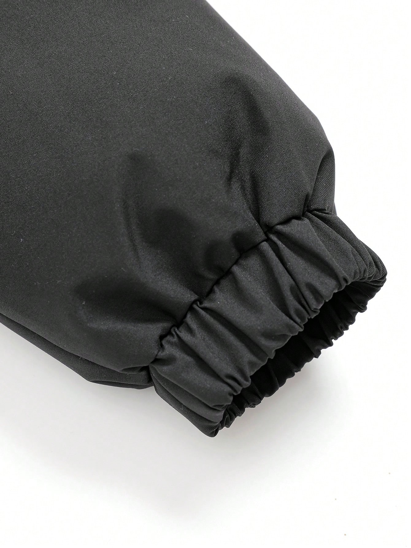 1 قطعة جاكيت رجالية ذات ياقة عالية باللون الأسود،...