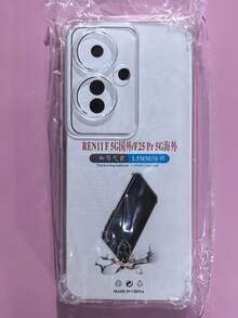 透明四角防摔外壳，适用于 OPPO 和 OnePlus 智能手机系列，手机壳，手机保护套，手机壳，手机套，防摔手机壳，透明手机壳，简约手机壳，纯色手机壳，透明手机壳，TPU 防摔手机壳（军用级防摔）防水防震防刮