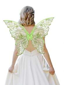 Adult Women's Fairy Wings, Halloween Fairy Costume Accessories, Butterfly, Ladybug, Bee Cosplay Fairy Outfit, Angel Wings - Multicolor - View 9