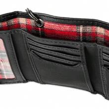 Men's Trifold Wallet-Sleek And Slim Includes Id Window And Credit Card Holder