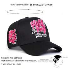 1Piece Men Letter Embroidered  Baseball Cap Outdoor Adjustable Sunscreen Leisure Hat Spring Autumn Travel Tourism Beach Vacation - 彩色 - 查看 4