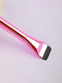 1支装扁平细软化妆刷，面部刷具，面部涂抹刷，适用于去角质、化妆等 - 柔软粉底刷，BB霜刷，遮瑕刷，粉底刷，遮瑕刷，腮红刷，修容刷，腮红刷，古铜粉刷，散粉刷，粉底刷，腮红刷，赠品 - 粉色 - 查看 4