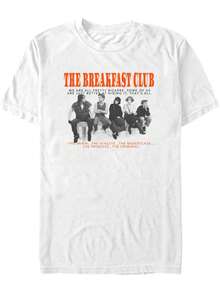 Fifth Sun The Breakfast Club Quotes Pop Short Sleeve Tee Shirt - trắng - Xem 1